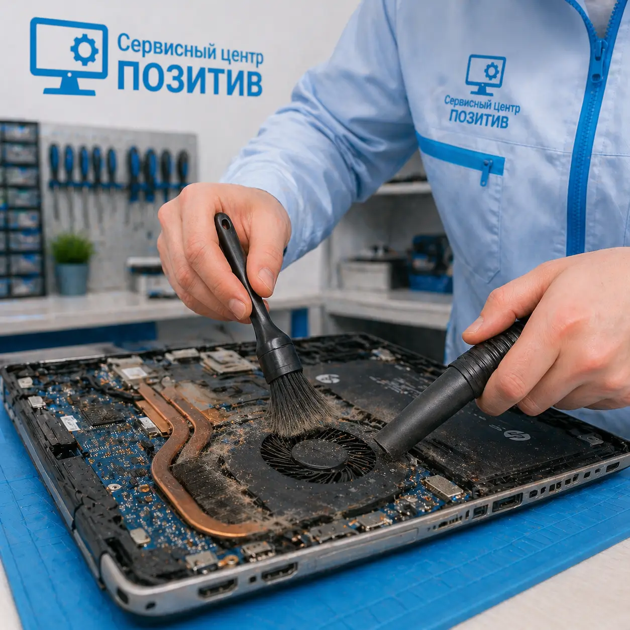 чистка ноутбука HP в Копейске