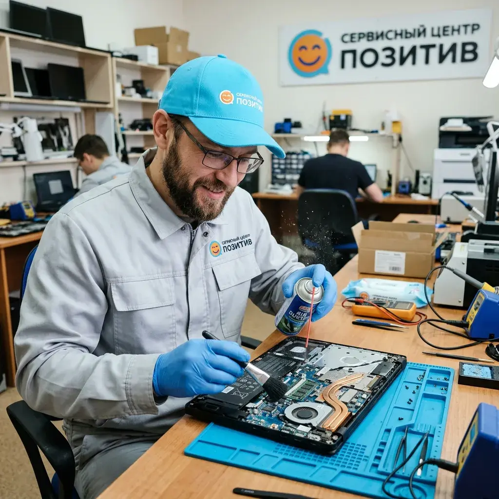 Чистка ноутбука от пыли в Копейске | Замена термопасты