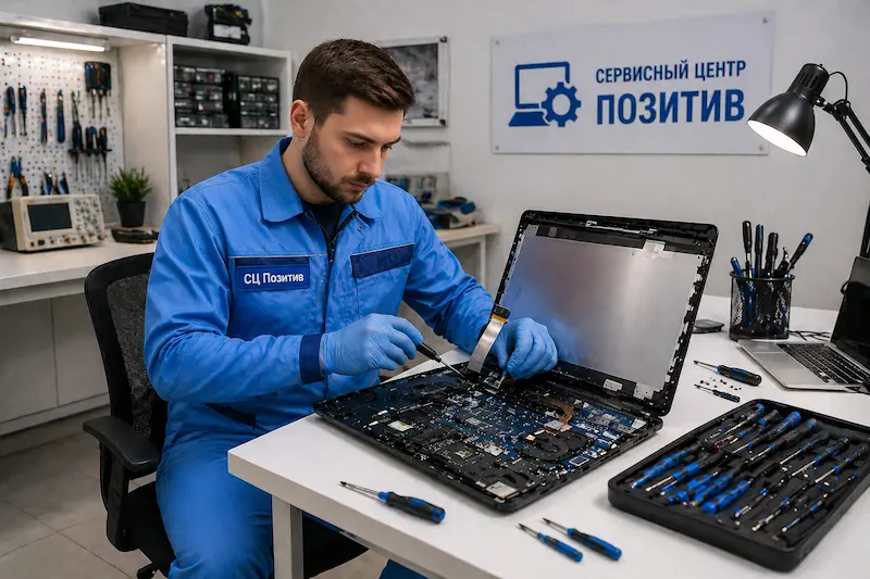 Замена шлейфа матрицы ноутбука в Копейске