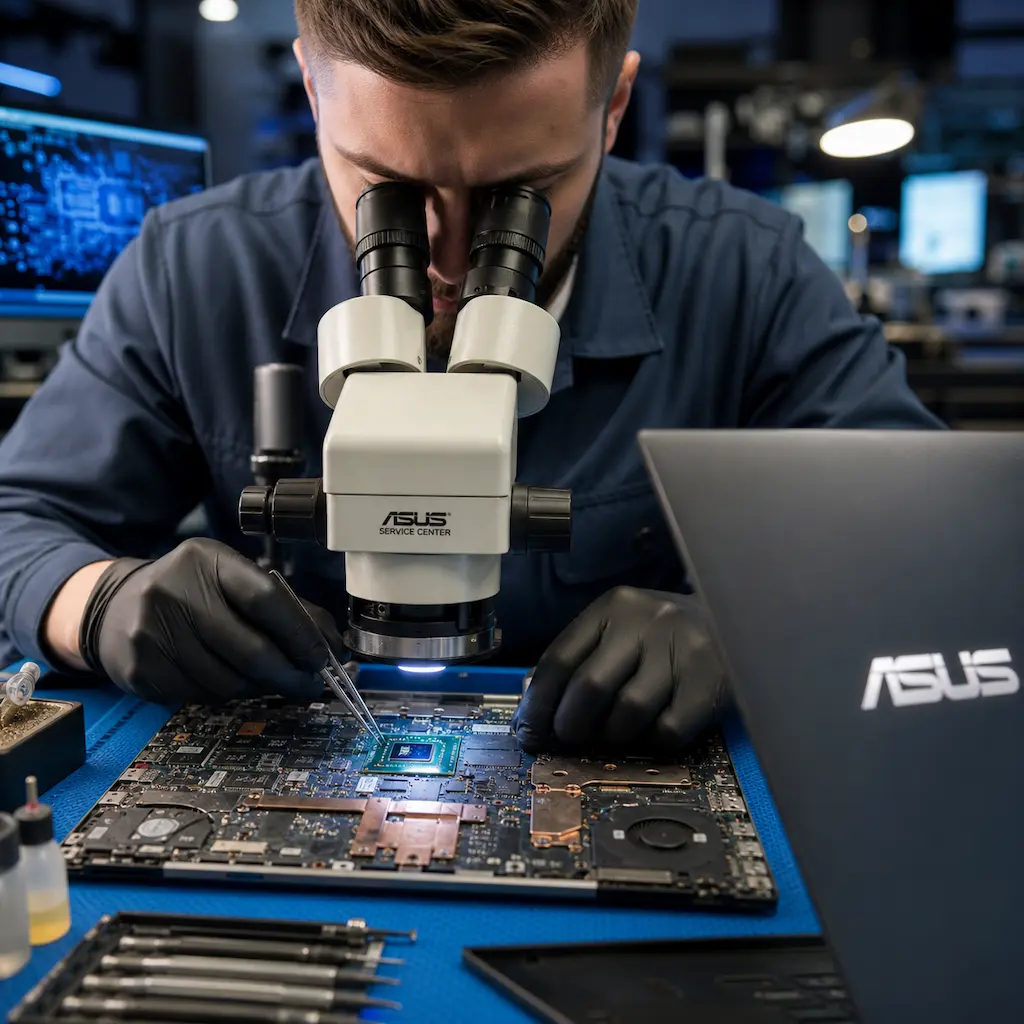Замена видеокарты ноутбука Asus в Копейске