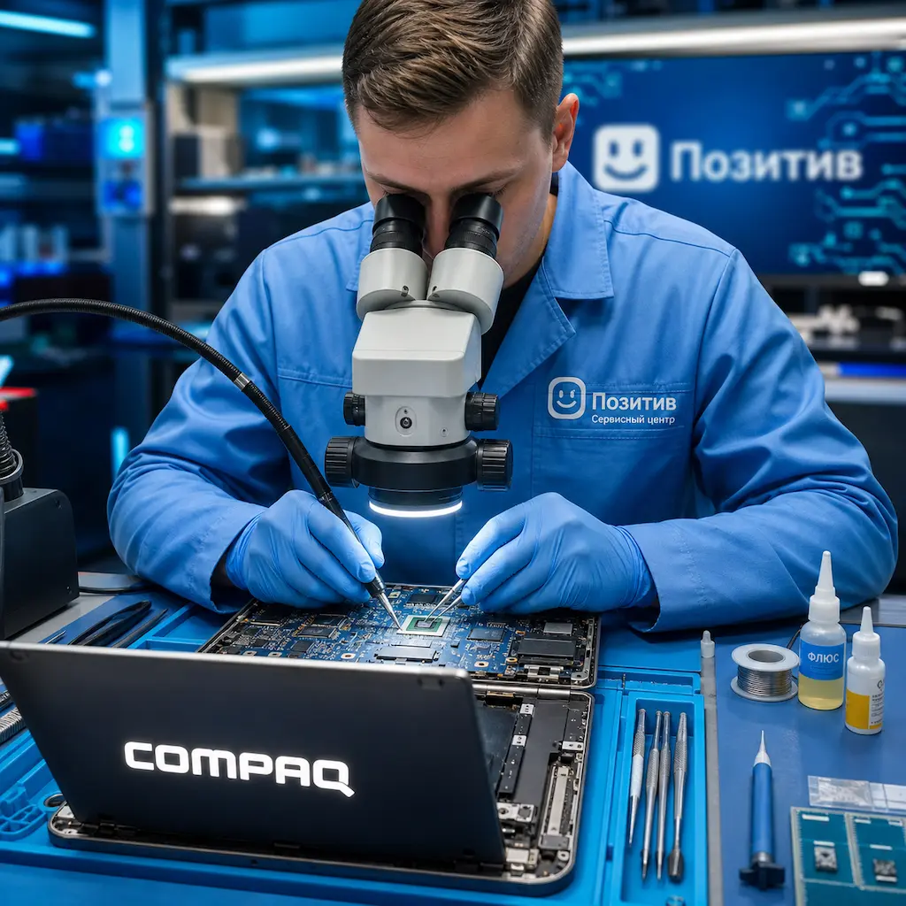 Замена видеокарты ноутбука Compaq в Копейске