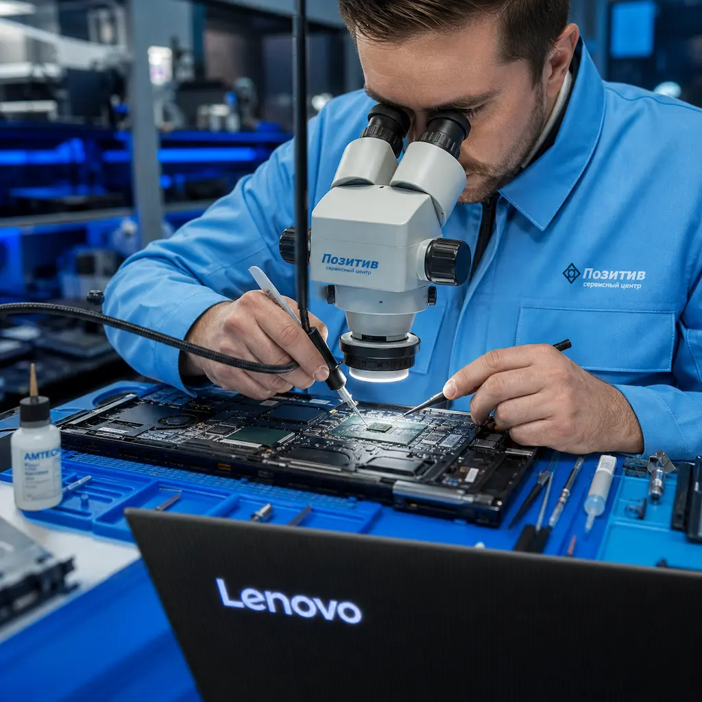 Замена видеокарты ноутбука Lenovo в Копейске