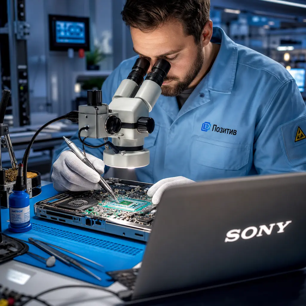 Замена видеокарты ноутбука Sony в Копейске