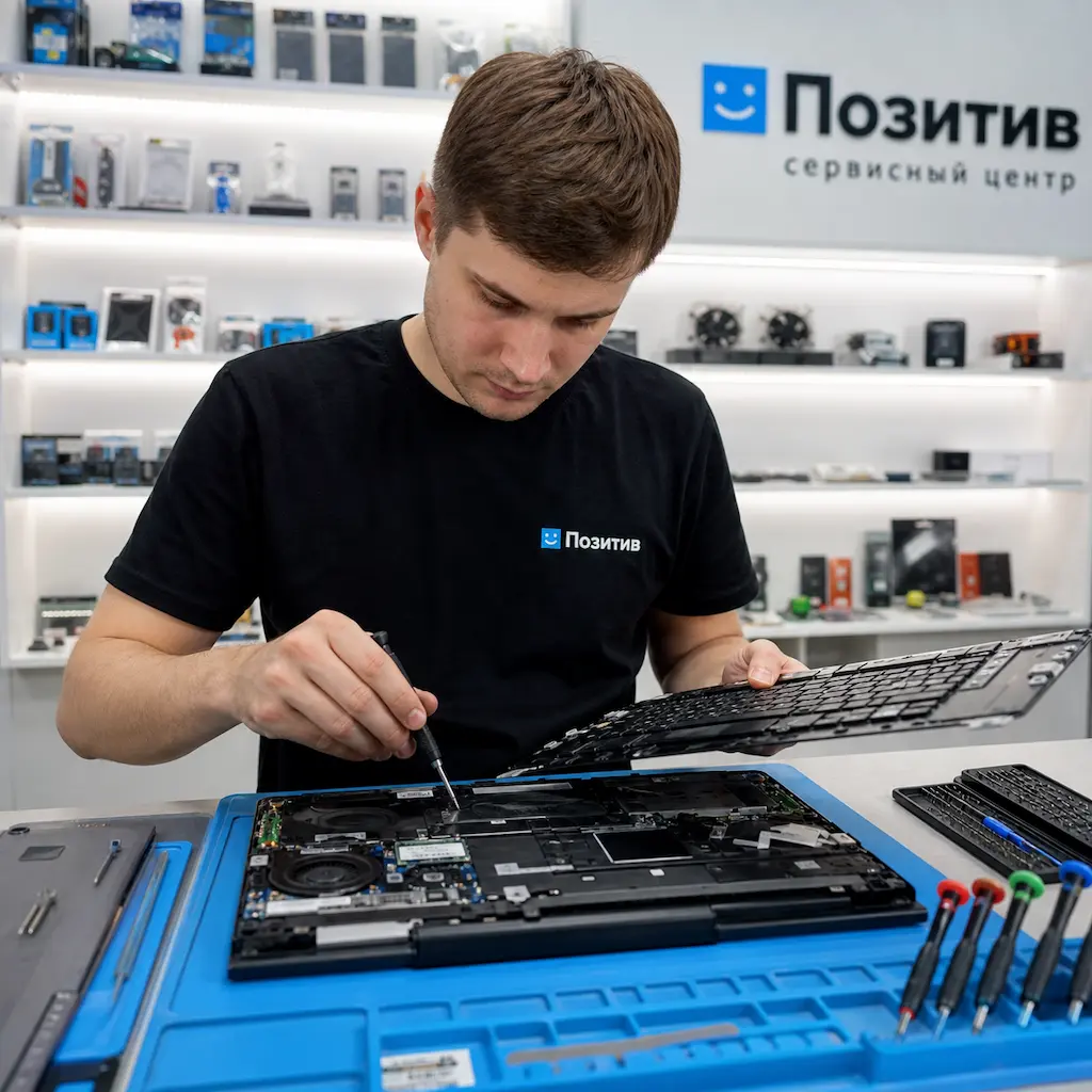 заменить клавиатуру на ноутбуке Samsung в Копейске