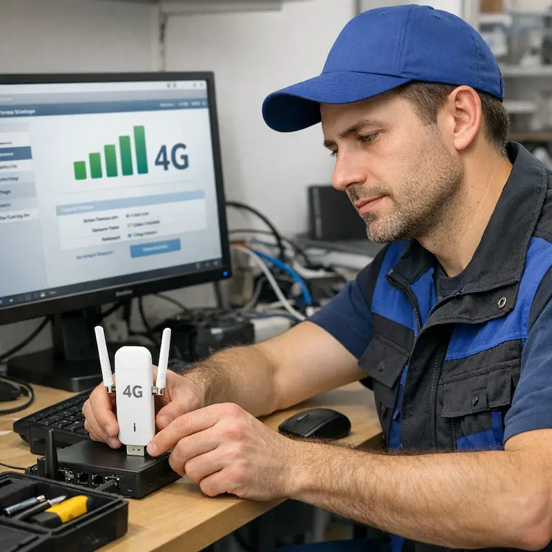 Настройка LTE модема в Копейске