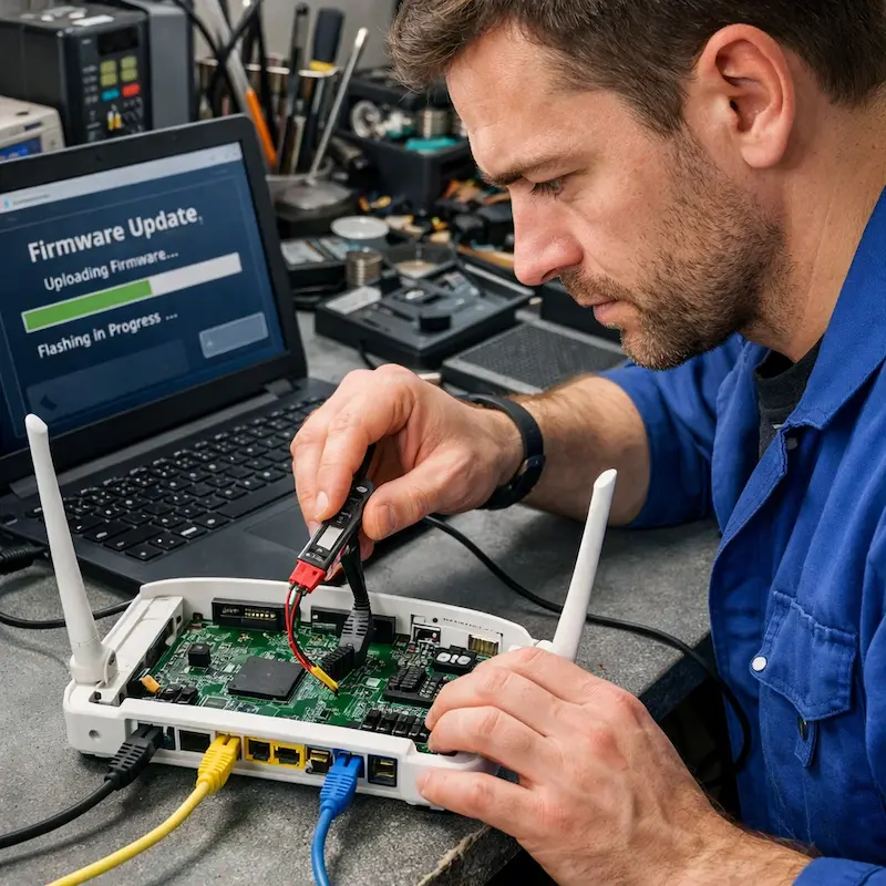 Обновление прошивки роутера в Копейске