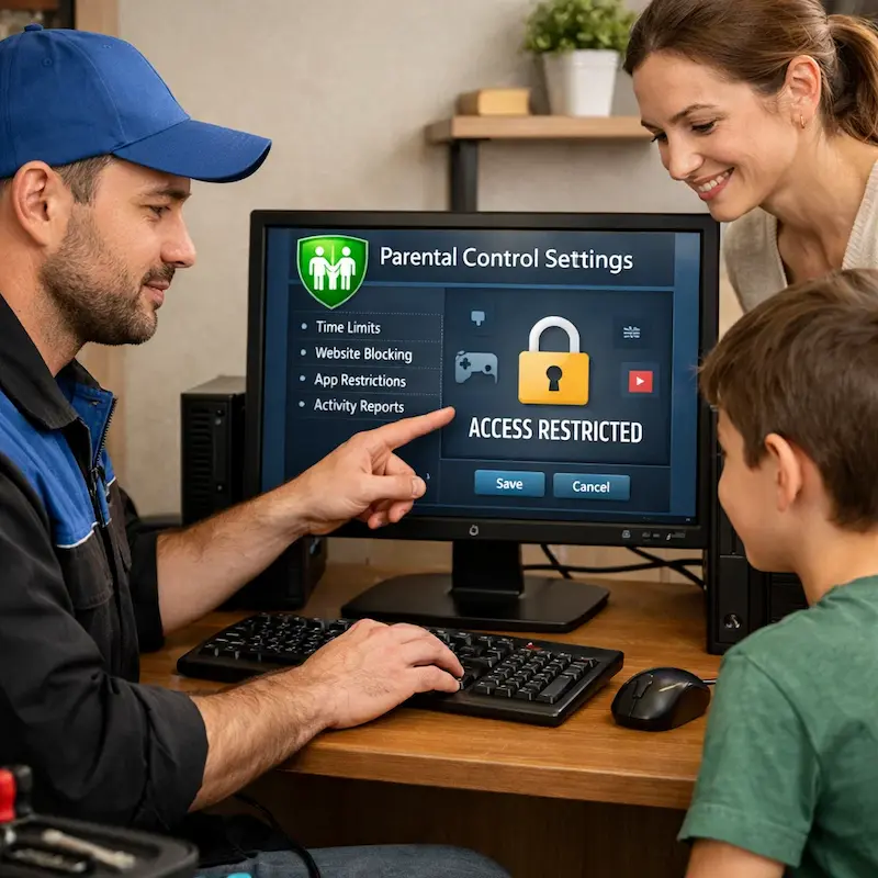 Родительский контроль на компьютере и ноутбуке в Копейске