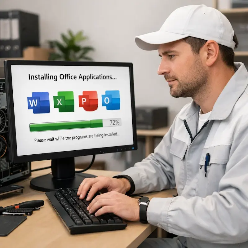 установка офисных программ на компьютер в Копейске