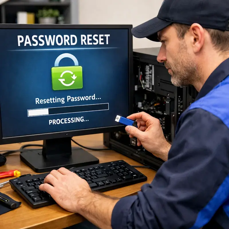 Удаление пароля на компьютере в Копейске