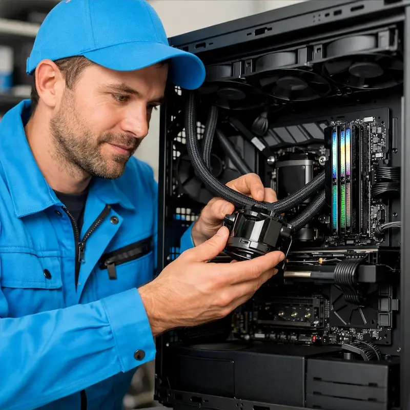 Установка СЖО на ПК в Копейске