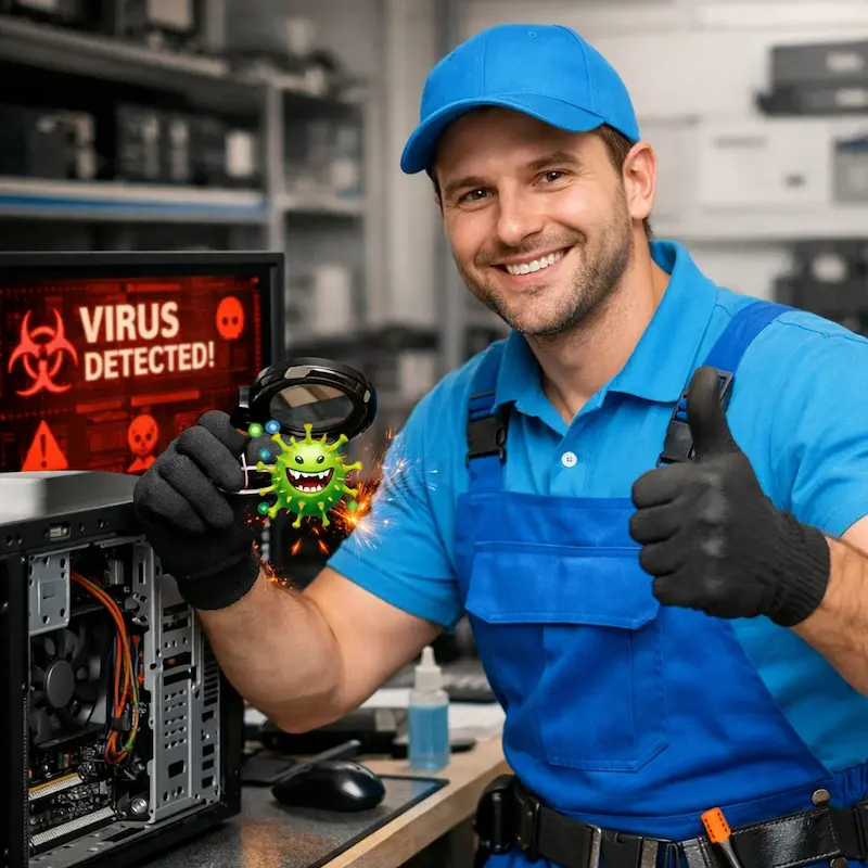 Удаление вирусов с компьютера в Копейске