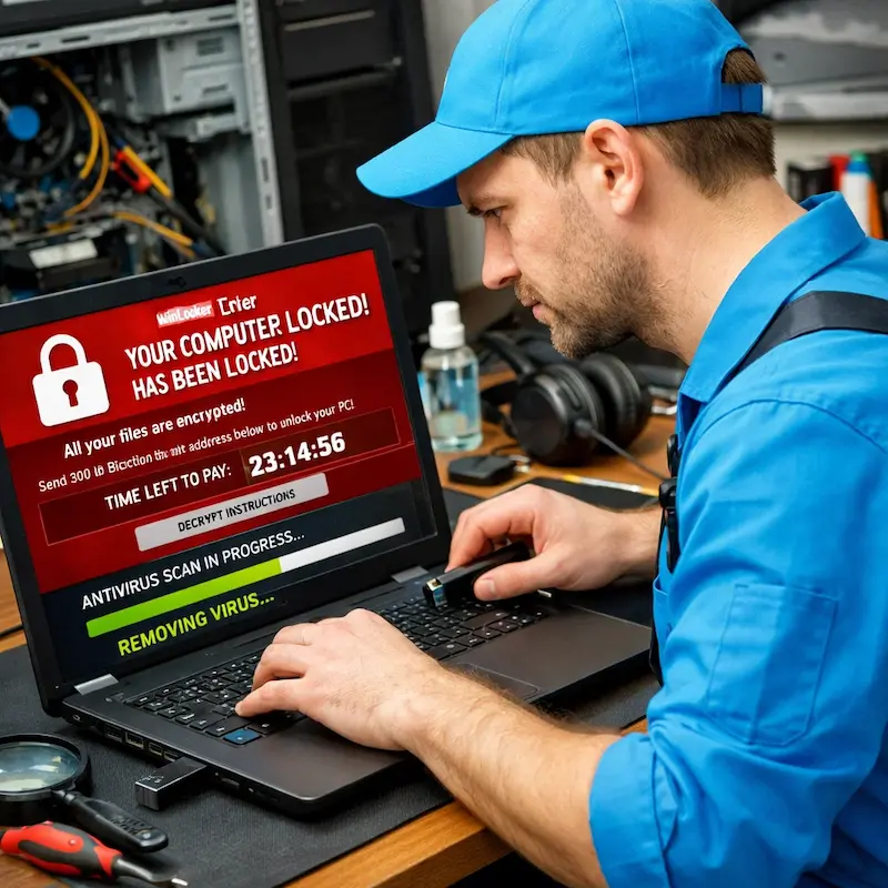 Удалить винлокер в Копейске